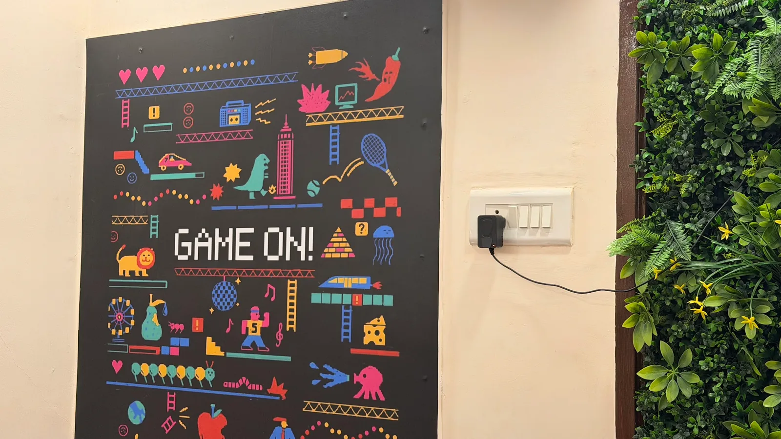 Seating and games at The Unbored Café